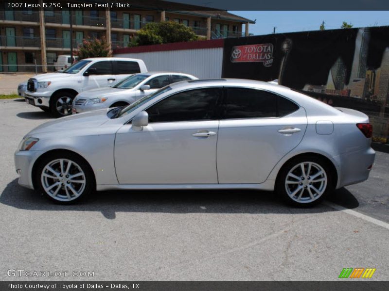 Tungsten Pearl / Black 2007 Lexus IS 250