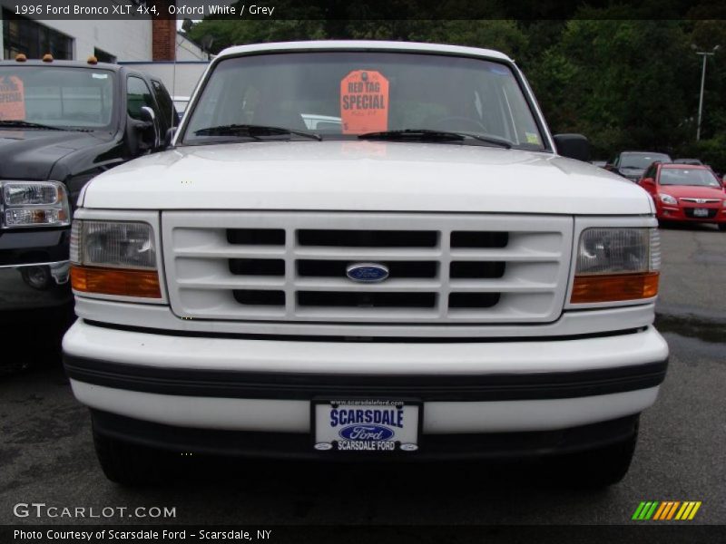 Oxford White / Grey 1996 Ford Bronco XLT 4x4