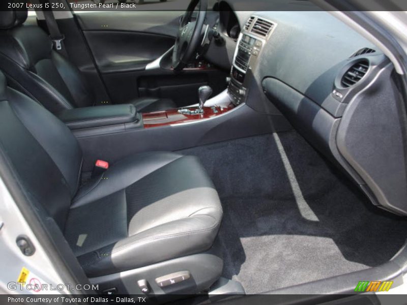 Tungsten Pearl / Black 2007 Lexus IS 250