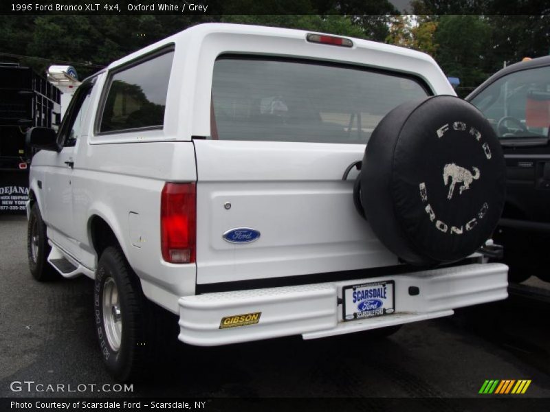 Oxford White / Grey 1996 Ford Bronco XLT 4x4