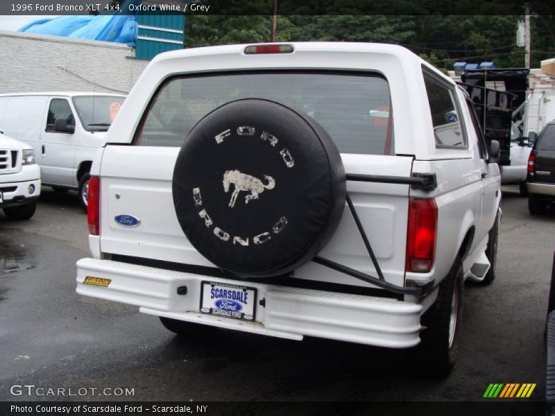 Oxford White / Grey 1996 Ford Bronco XLT 4x4