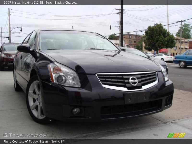 Super Black / Charcoal 2007 Nissan Maxima 3.5 SE