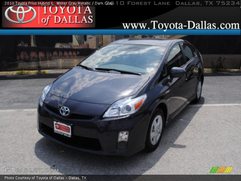 Winter Gray Metallic / Dark Gray 2010 Toyota Prius Hybrid II