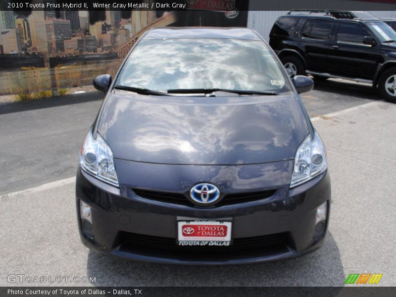 Winter Gray Metallic / Dark Gray 2010 Toyota Prius Hybrid II