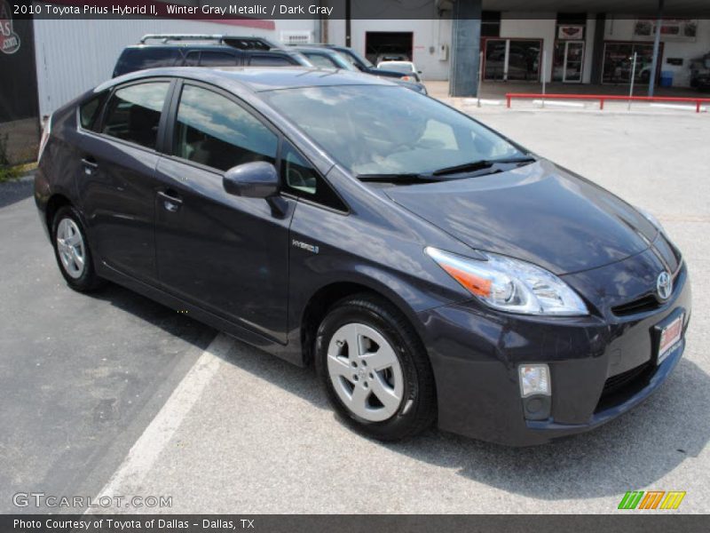 Winter Gray Metallic / Dark Gray 2010 Toyota Prius Hybrid II