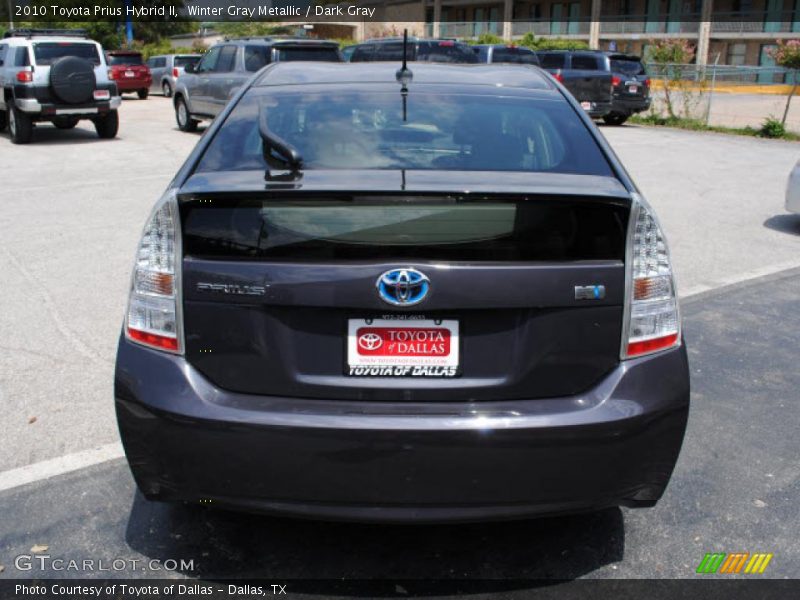 Winter Gray Metallic / Dark Gray 2010 Toyota Prius Hybrid II