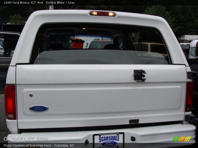 Oxford White / Grey 1996 Ford Bronco XLT 4x4