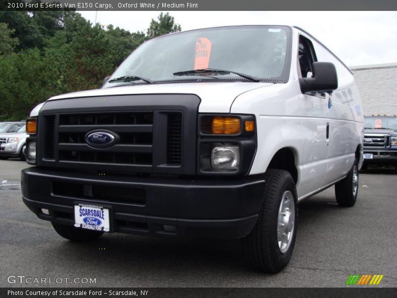 Oxford White / Medium Flint 2010 Ford E Series Van E150 Cargo