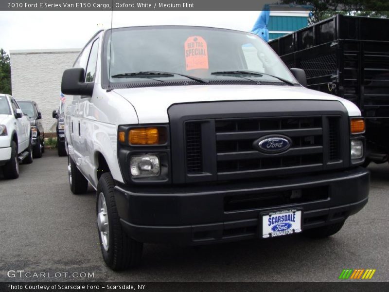 Oxford White / Medium Flint 2010 Ford E Series Van E150 Cargo