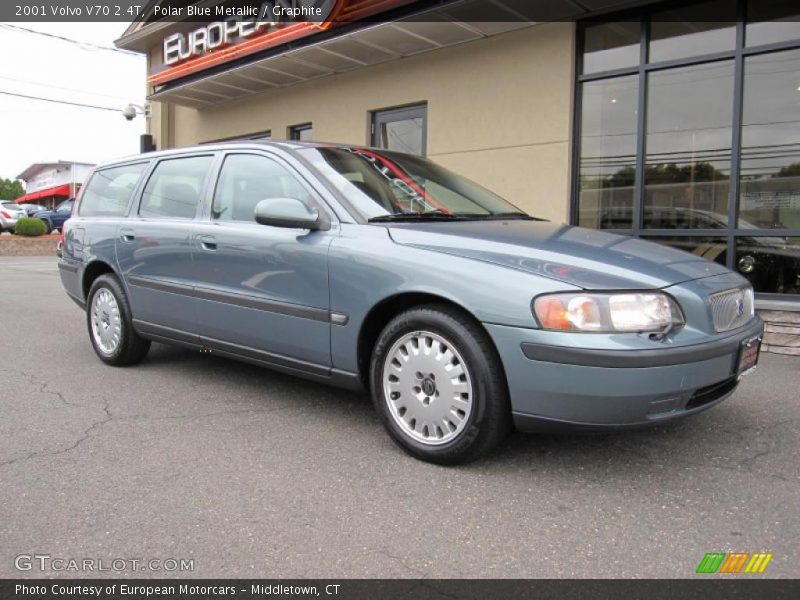 Polar Blue Metallic / Graphite 2001 Volvo V70 2.4T