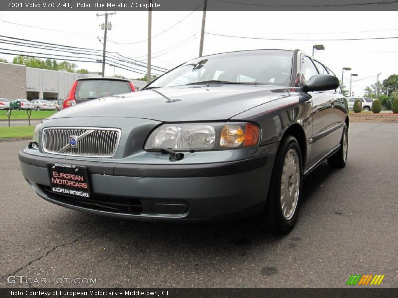 Polar Blue Metallic / Graphite 2001 Volvo V70 2.4T