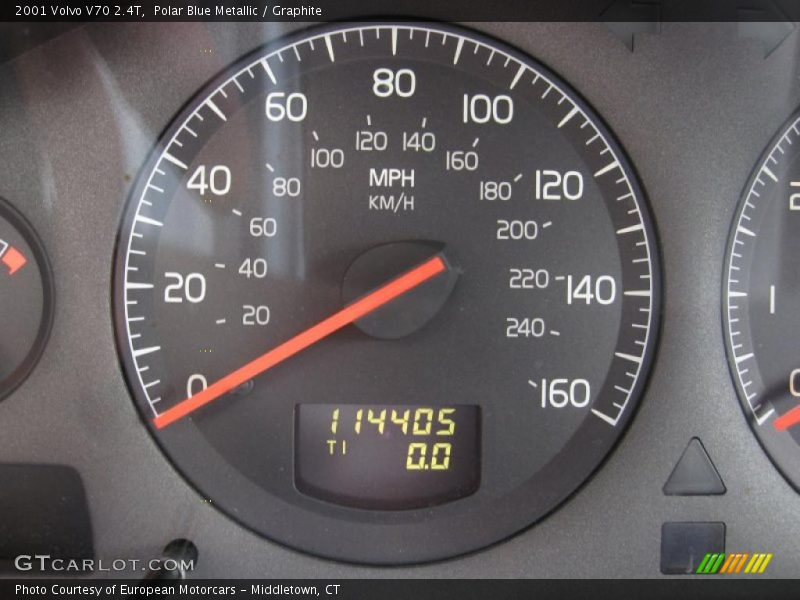 Polar Blue Metallic / Graphite 2001 Volvo V70 2.4T