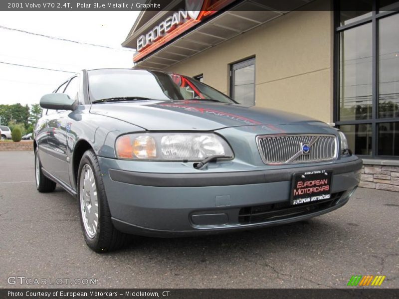Polar Blue Metallic / Graphite 2001 Volvo V70 2.4T
