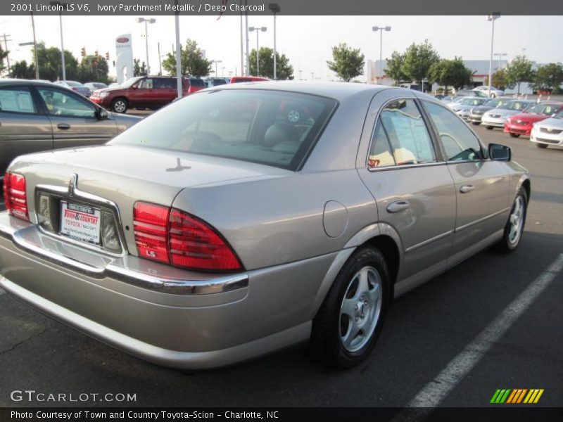 Ivory Parchment Metallic / Deep Charcoal 2001 Lincoln LS V6
