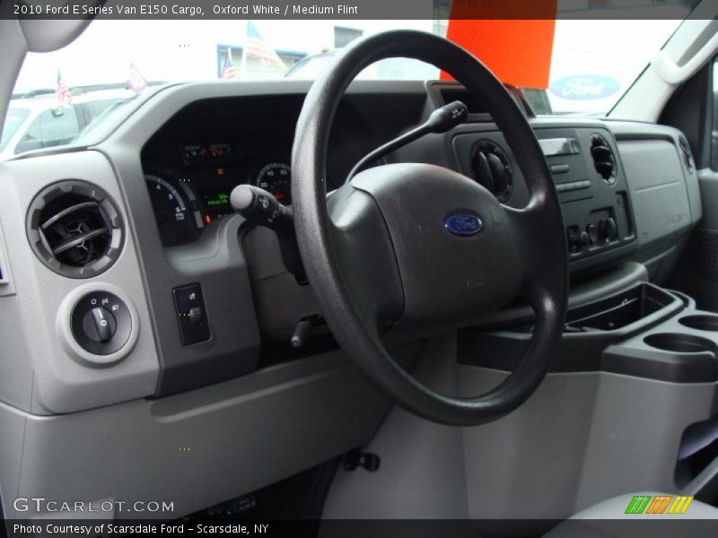 Oxford White / Medium Flint 2010 Ford E Series Van E150 Cargo