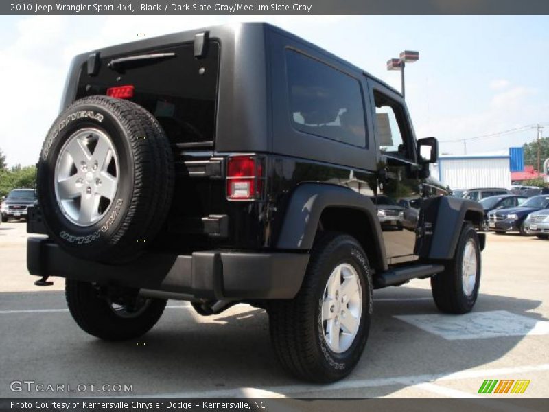 Black / Dark Slate Gray/Medium Slate Gray 2010 Jeep Wrangler Sport 4x4