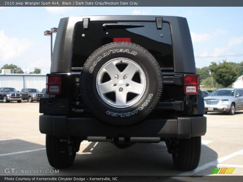 Black / Dark Slate Gray/Medium Slate Gray 2010 Jeep Wrangler Sport 4x4