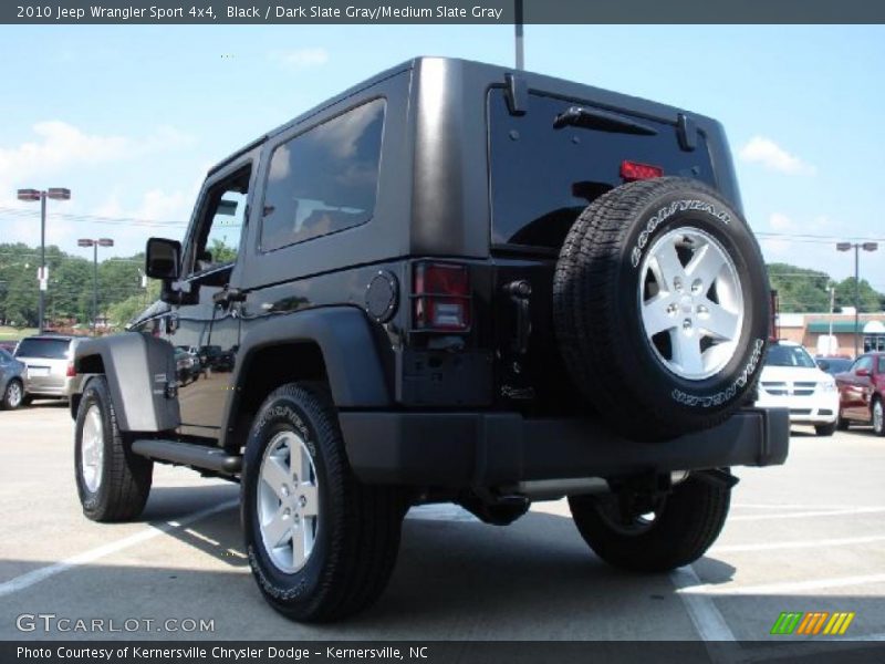 Black / Dark Slate Gray/Medium Slate Gray 2010 Jeep Wrangler Sport 4x4
