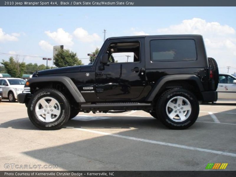 Black / Dark Slate Gray/Medium Slate Gray 2010 Jeep Wrangler Sport 4x4