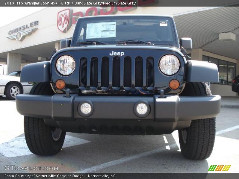Black / Dark Slate Gray/Medium Slate Gray 2010 Jeep Wrangler Sport 4x4