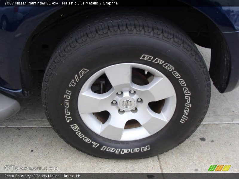 Majestic Blue Metallic / Graphite 2007 Nissan Pathfinder SE 4x4