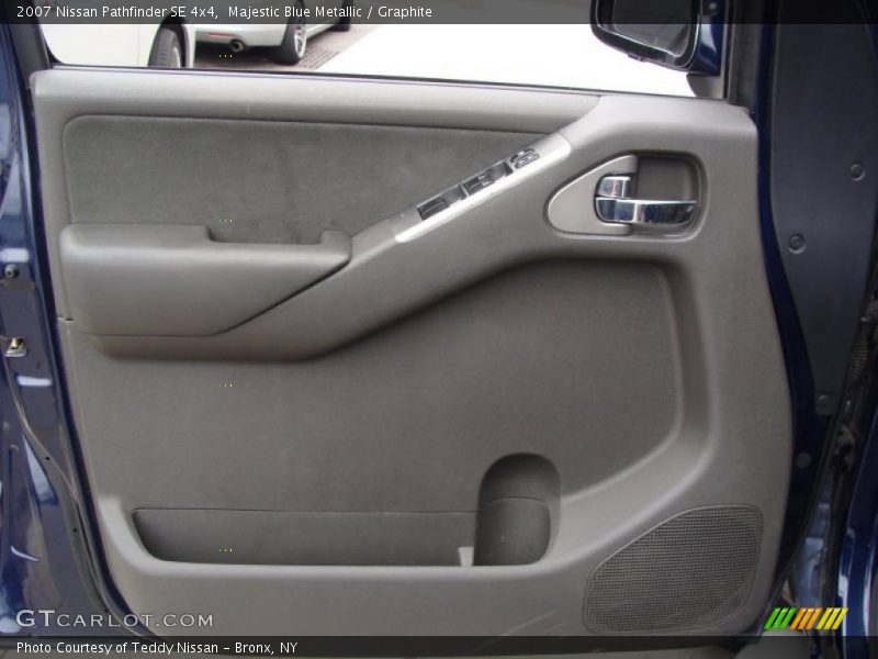 Majestic Blue Metallic / Graphite 2007 Nissan Pathfinder SE 4x4