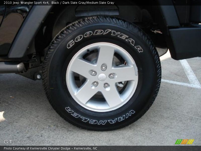 Black / Dark Slate Gray/Medium Slate Gray 2010 Jeep Wrangler Sport 4x4