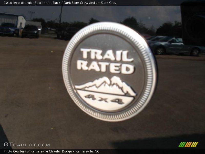 Black / Dark Slate Gray/Medium Slate Gray 2010 Jeep Wrangler Sport 4x4