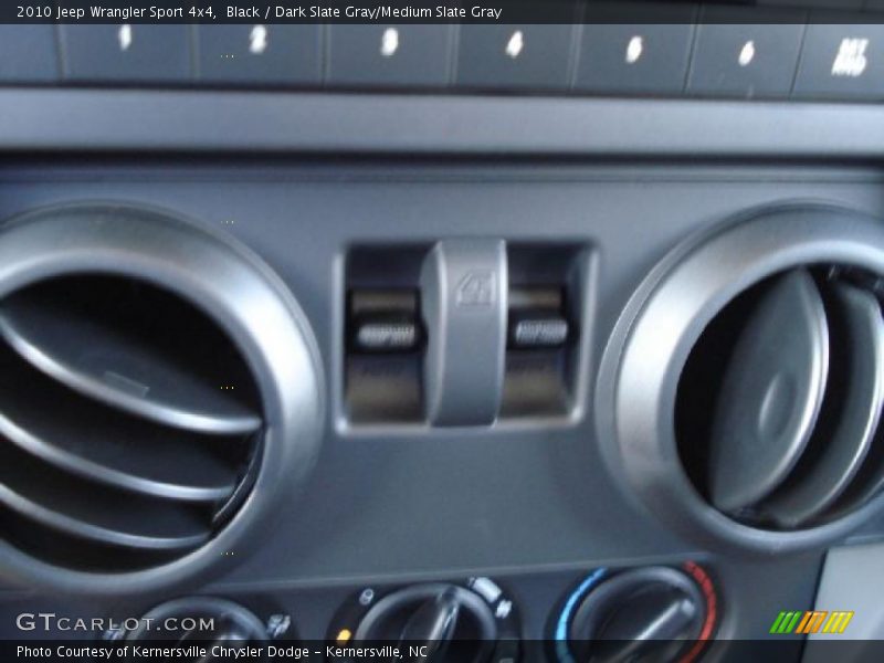 Black / Dark Slate Gray/Medium Slate Gray 2010 Jeep Wrangler Sport 4x4