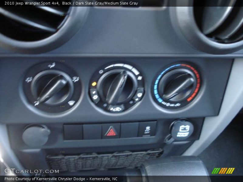 Black / Dark Slate Gray/Medium Slate Gray 2010 Jeep Wrangler Sport 4x4