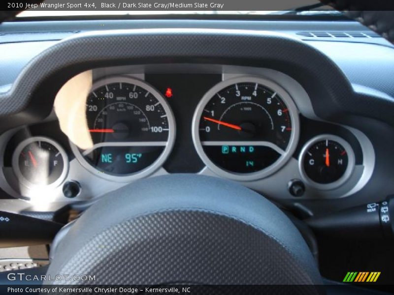 Black / Dark Slate Gray/Medium Slate Gray 2010 Jeep Wrangler Sport 4x4