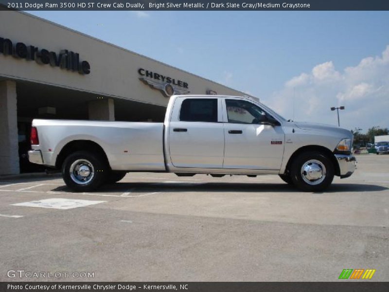 Bright Silver Metallic / Dark Slate Gray/Medium Graystone 2011 Dodge Ram 3500 HD ST Crew Cab Dually