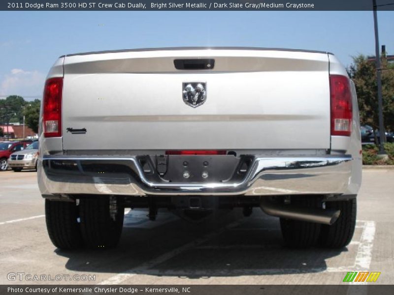 Bright Silver Metallic / Dark Slate Gray/Medium Graystone 2011 Dodge Ram 3500 HD ST Crew Cab Dually