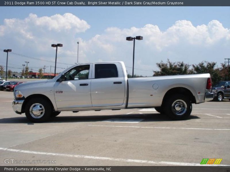 Bright Silver Metallic / Dark Slate Gray/Medium Graystone 2011 Dodge Ram 3500 HD ST Crew Cab Dually