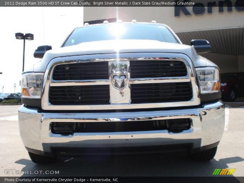 Bright Silver Metallic / Dark Slate Gray/Medium Graystone 2011 Dodge Ram 3500 HD ST Crew Cab Dually