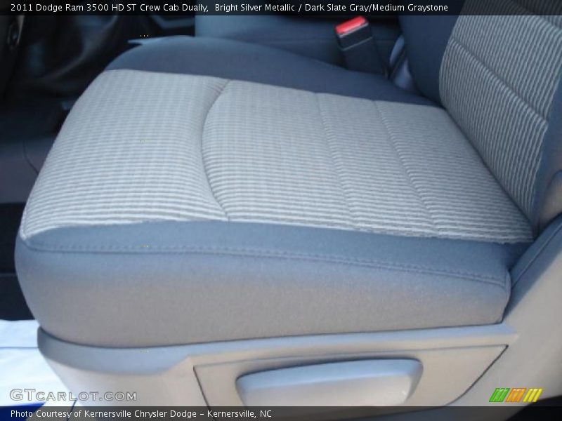 Bright Silver Metallic / Dark Slate Gray/Medium Graystone 2011 Dodge Ram 3500 HD ST Crew Cab Dually