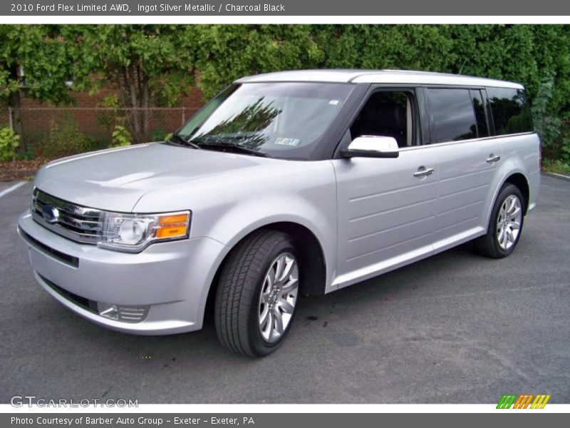Ingot Silver Metallic / Charcoal Black 2010 Ford Flex Limited AWD