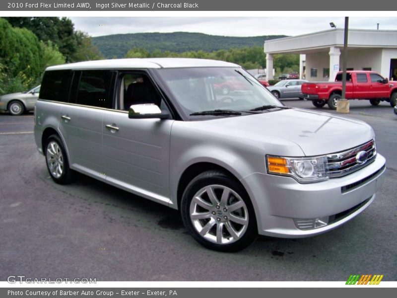 Ingot Silver Metallic / Charcoal Black 2010 Ford Flex Limited AWD