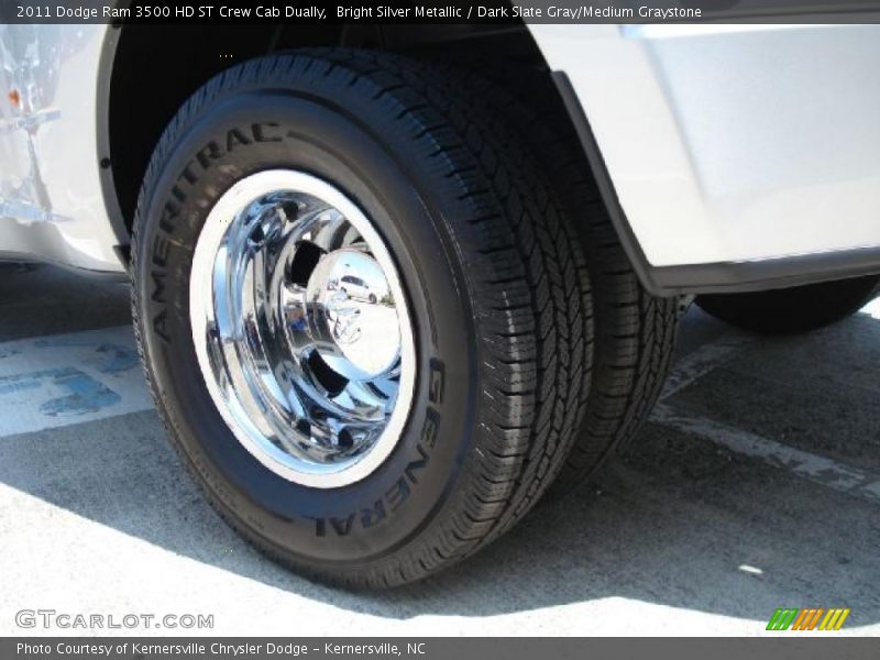 Bright Silver Metallic / Dark Slate Gray/Medium Graystone 2011 Dodge Ram 3500 HD ST Crew Cab Dually