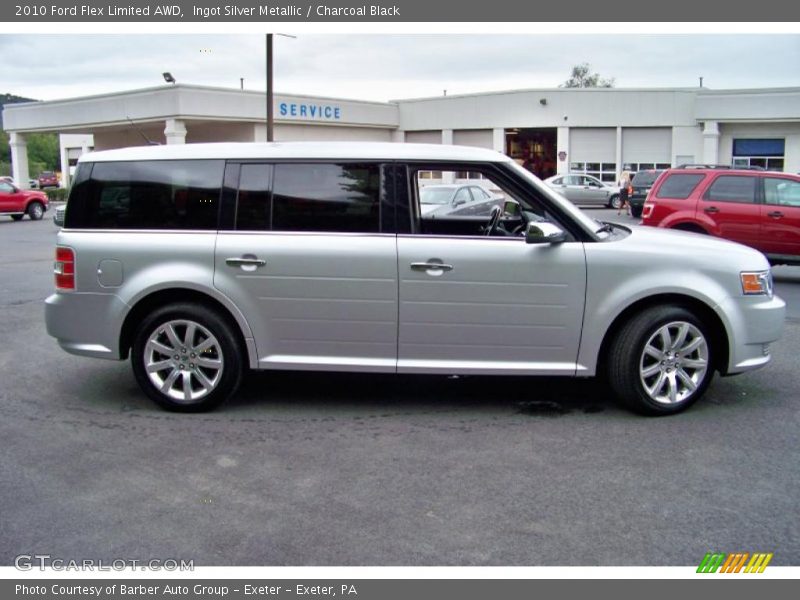 Ingot Silver Metallic / Charcoal Black 2010 Ford Flex Limited AWD