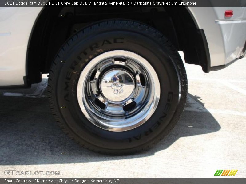 Bright Silver Metallic / Dark Slate Gray/Medium Graystone 2011 Dodge Ram 3500 HD ST Crew Cab Dually
