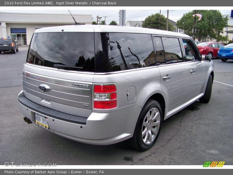 Ingot Silver Metallic / Charcoal Black 2010 Ford Flex Limited AWD