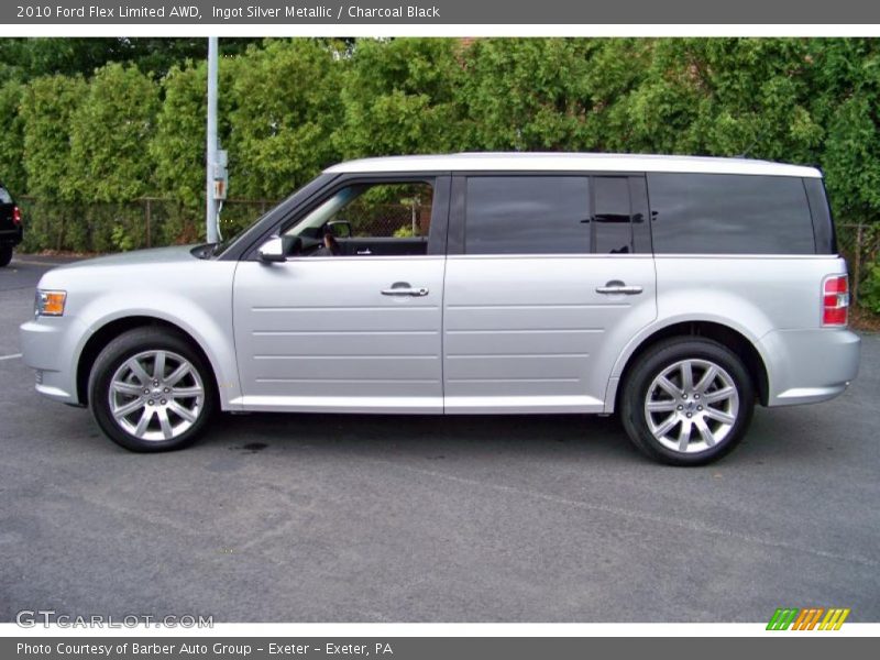 Ingot Silver Metallic / Charcoal Black 2010 Ford Flex Limited AWD