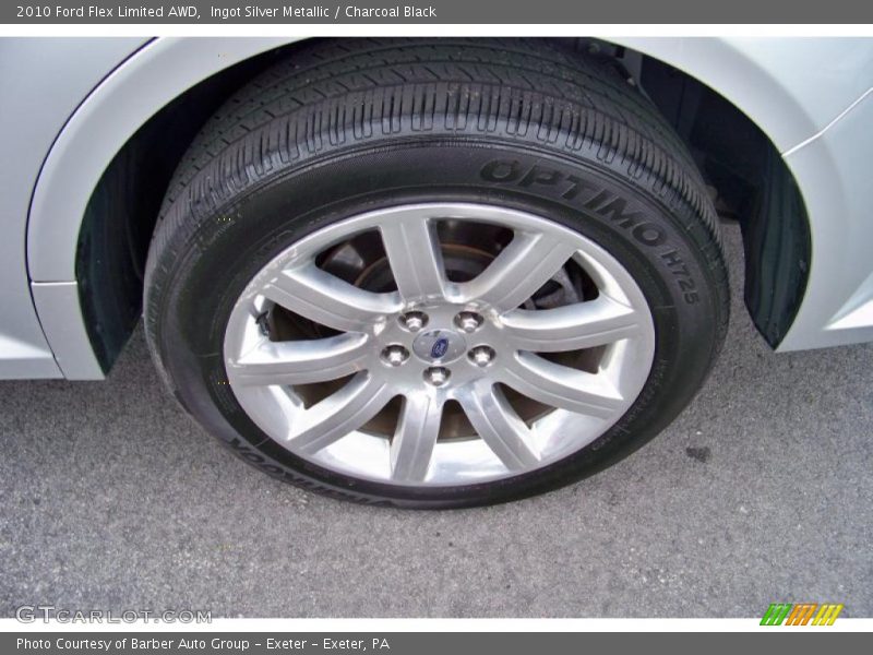 Ingot Silver Metallic / Charcoal Black 2010 Ford Flex Limited AWD