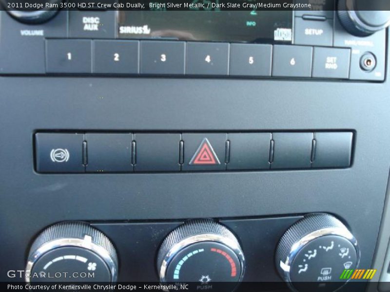 Bright Silver Metallic / Dark Slate Gray/Medium Graystone 2011 Dodge Ram 3500 HD ST Crew Cab Dually