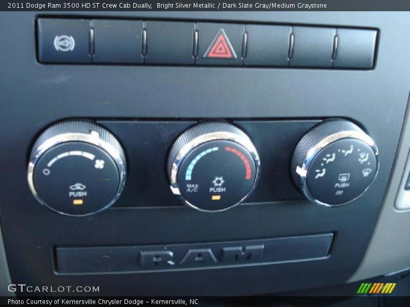 Bright Silver Metallic / Dark Slate Gray/Medium Graystone 2011 Dodge Ram 3500 HD ST Crew Cab Dually