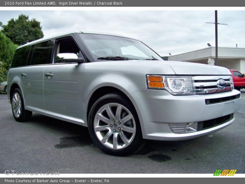 Ingot Silver Metallic / Charcoal Black 2010 Ford Flex Limited AWD