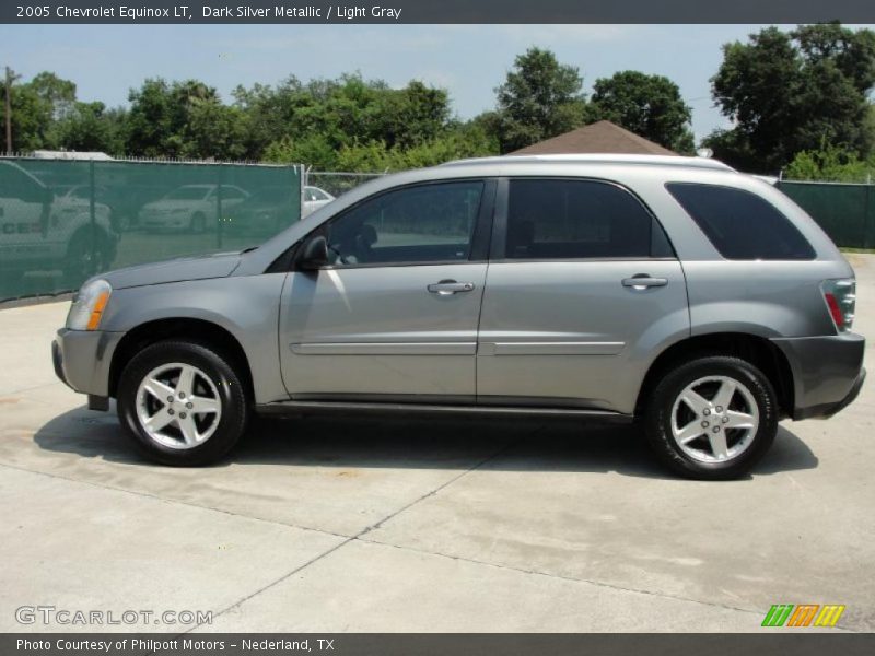 Dark Silver Metallic / Light Gray 2005 Chevrolet Equinox LT