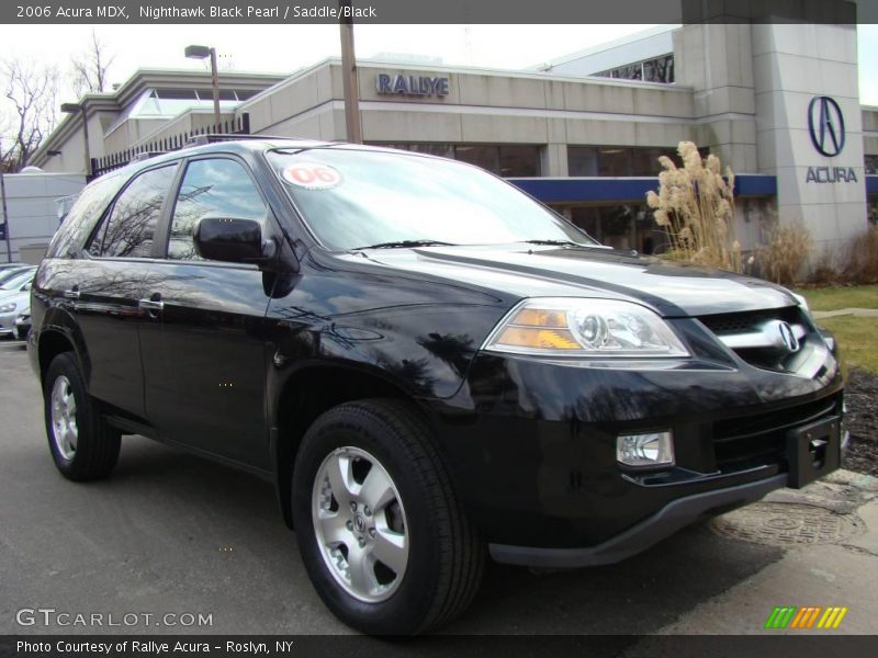 Nighthawk Black Pearl / Saddle/Black 2006 Acura MDX