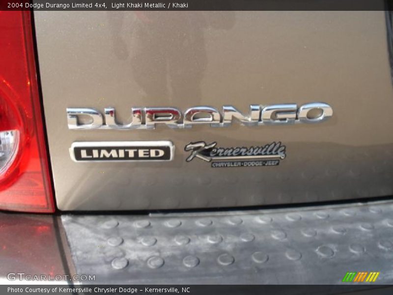 Light Khaki Metallic / Khaki 2004 Dodge Durango Limited 4x4
